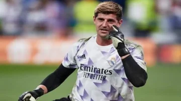 مواجهة قوية.. كورتوا صخرة ريال مدريد وسط الفوضى